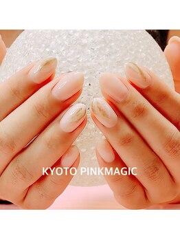 ピンクマジック(PINKMAGIC)/ワンポイントミラーネイル