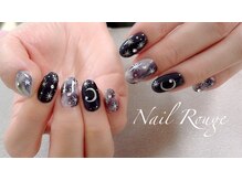 ネイルルージュ(Nail Rouge)/夜空ネイル、マーブル