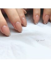 アイビーネイル(ivy-nail)/ヌードなシンプルネイル♪