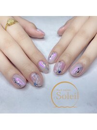 オーロラ×フラワー