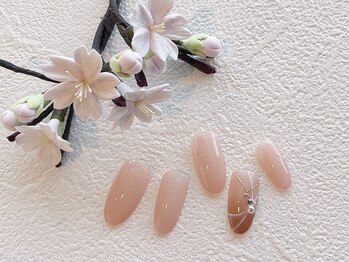 ディアリリー(Dia Rily)/ワンポイントミラーアートネイル