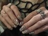 ○hand gel○ マグネットorフラッシュ×パウダーネイル ¥7700→
