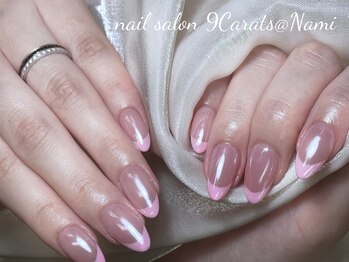 オーロラ追加ピンクフレンチ