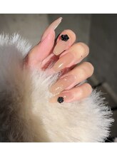 アイミー(IME)/black rose nail