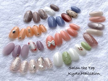 サロン ザ トップ(Salon the Top)の写真/【丁寧ケア込☆定額Sコース¥5500！】自爪の負担を抑えた爪に優しい施術☆絶妙ニュアンスアートが満載！