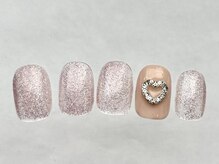 アイネイルズ 恵比寿店(I nails)/シンプルフラッシュラメピンク