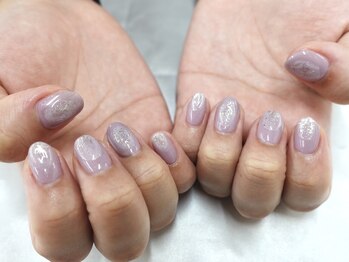 ラミニョンネイルナゴヤ(La Mignon Nail Nagoya)の写真/【オフ無料◇ニュアンス定額コース¥6400】シンプルにひと癖ならコレ！オフィスでもOKなナチュラルデザイン