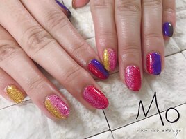 カラフルラメネイル