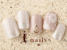 アイネイルズ 町田店(I nails)/ラメマットフラワー　8980円