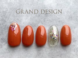 シェル&ホログラムネイル