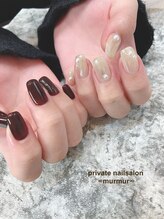 プライベート ネイルサロン マーマ(murmur)/パールネイル