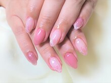 ジョリ ネイルズ(Jolie nails)/ワンカラー＋追加手描きアート