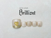 ネイルアンドまつげエクステのお店 ブリリアント 草加(Brilliant)/Foot 　定額11000円コース
