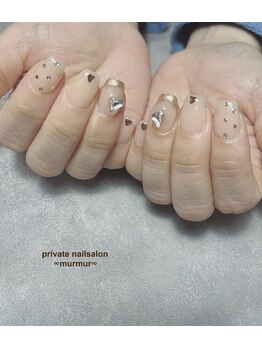 プライベート ネイルサロン マーマ(murmur)/ハートネイル