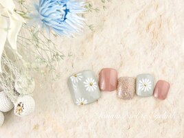 手書きフラワーアート