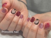 プリンセスネイル(Princess nail)/くりぬきハートマグネット11,000