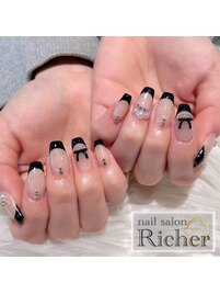 フレンチ×リボン