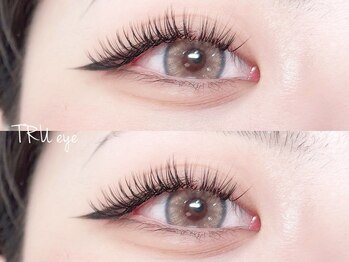 トゥルーアイ 渋谷道玄坂店(TRU EYE)の写真/【3Dボリュームラッシュ上140束¥5690】極細エクステを3~6本束にして装着する事で自然にボリュームUP☆