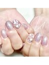 春レオパードネイル