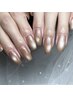 《ジェル》ワンカラー＋マットorフラッシュorマグネットnail→6200円○