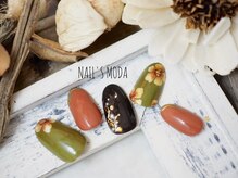 ネイルズ モダ(NAIL'S MODA)/11月新作/オータムフラワー