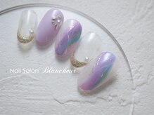 ネイルサロン ブランシュール(Nail Salon Blancheur)/ラメフレンチシアーラインアート