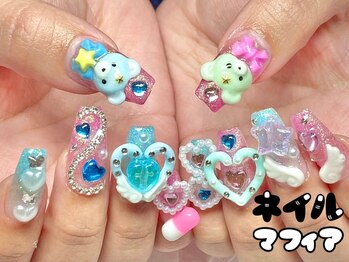 ネイルマフィア 渋谷(NAIL MAFIA)/オリジナル3Dネイル