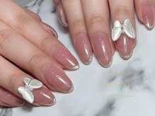 モアニヒロオ 広尾駅前店(MOANI Hiroo)/蝶々パーツで華やかネイル