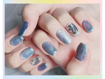 ディオーネ ネイルスタジオ(Dione)/マグネットベース+2本埋め尽くし