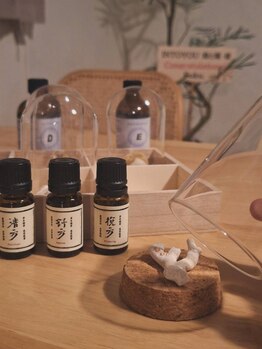 イントゥーユー 陰と陽(INTOYOU)の写真/《阿原(YUAN)アロマ使用》身体の調子や気分に合わせてお好きな香りを♪アロママッサージ/フット/ヘッドスパ