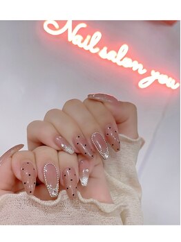 ユー(you)の写真/初めてのネイルは当店で決まり♪接客と技術に定評のある、心地よい雰囲気の個室サロン◎リピーター様多数★