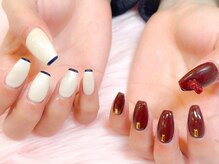 ルアナ(Luana.)/ボルドー×パールホワイト