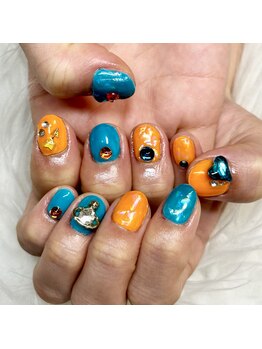 マイオティック ネイル(miotic nail)/夏カラーデザイン