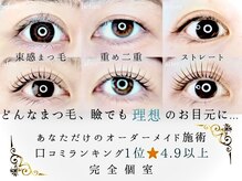まつげとまゆげ