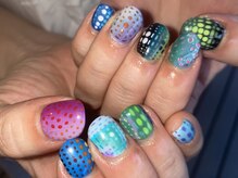 つめノさき/グラデーションとぶつぶつ