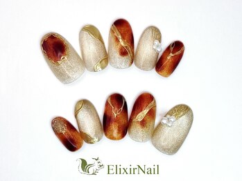 エリクサーネイル 神田(Elixir Nail)/シンプル / クーポン使用