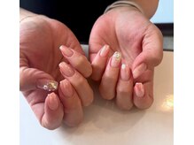 ハーティーネイル 自由が丘南口店(heartynail)/オーロラミラー/グラデーション