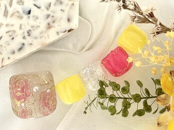 ユジュ ネイル(yju nail)/フット定額design38