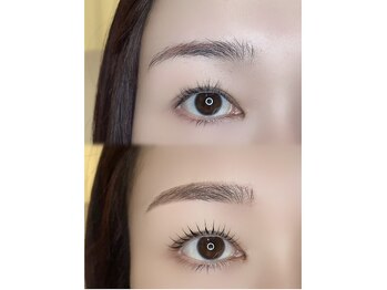 ルミア バイ ヘアーズゲート マックスバリュ宝殿店(LUMIA by HAIR'S GATE)の写真/髪とまつげのプロが連携★ヘアカラーや雰囲気に合わせた「浮かない」トータルバランスで品のある目元へ!