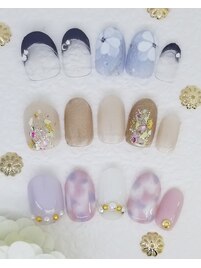 店内サンプルネイル￥7900