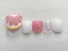 ルリアンネイル(le lien nail)/Foot定額アートコースB