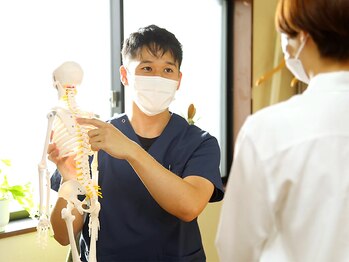 くだまつ筋膜骨盤卯月整体院/身体の状態を説明