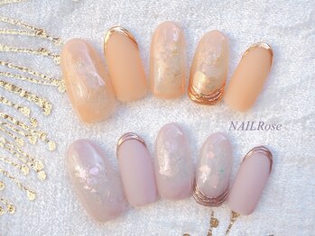 ネイルローズ(NAIL Rose)/初回オフ込¥6990 オーロラホロ