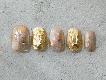 ルフトエーデ(LUFT Ode)/【Art 10】Goldネイル