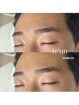 ルアン 表参道店/メンズ美眉毛スタイリング