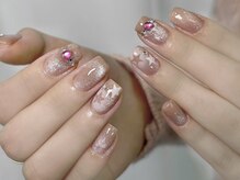 ウサギネイル 新大久保店(usagi nail)/ピンクネイル