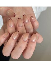 シェリ(Cheri)/ボルドーフレンチネイル