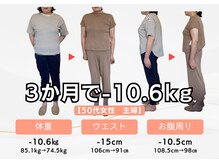 キュア整骨院(CURE整骨院)/ダイエット3ヶ月コース実績３