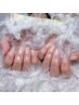【初回オフ無料】Hand ワンカラー+先端ラインorストーン10粒¥5580