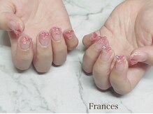フランセス(Frances)/蝶々パーツ×ラメグラデ